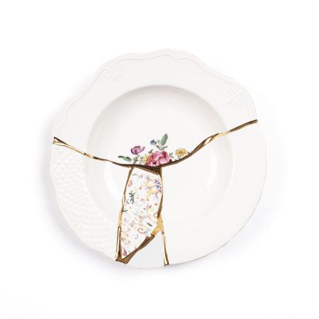 Piatto fondo Kintsugi by Seletti