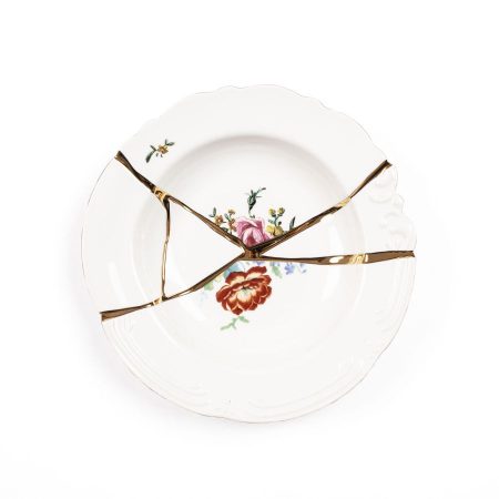 Piatto fondo Kintsugi by Seletti