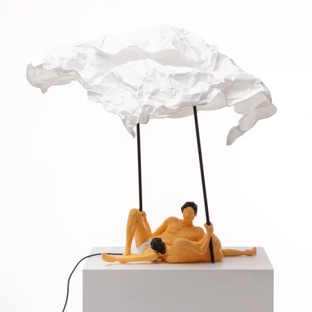 Love is a verb lamp Lea & Toni by Seletti