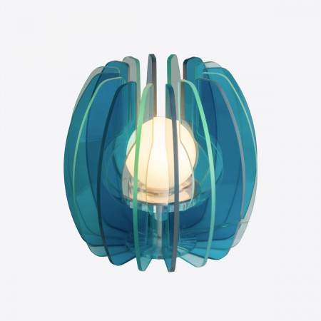 Lampada Iride Piccola Blu — Vesta Home