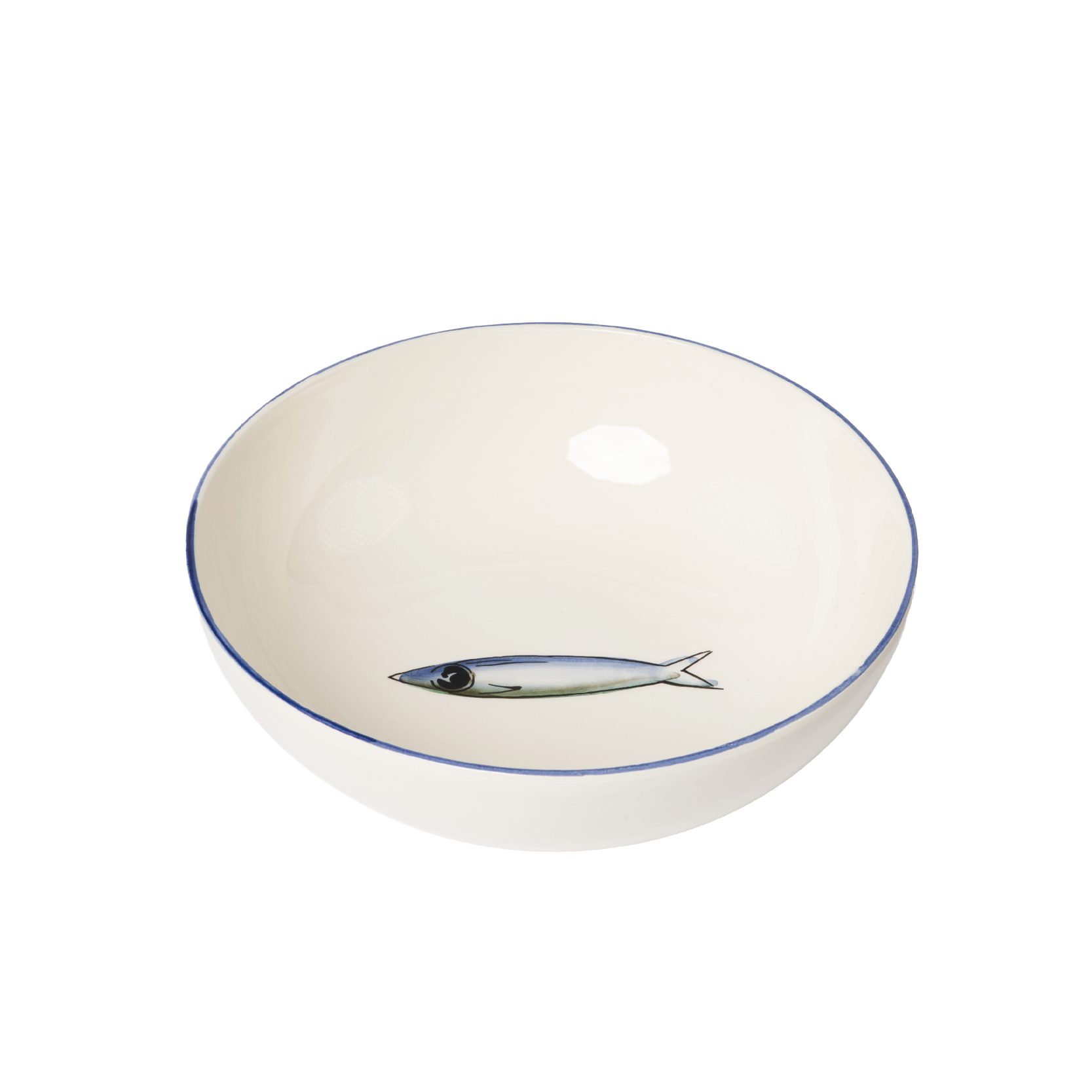 Insalatiera liscia Sardine Crescentini cm 25