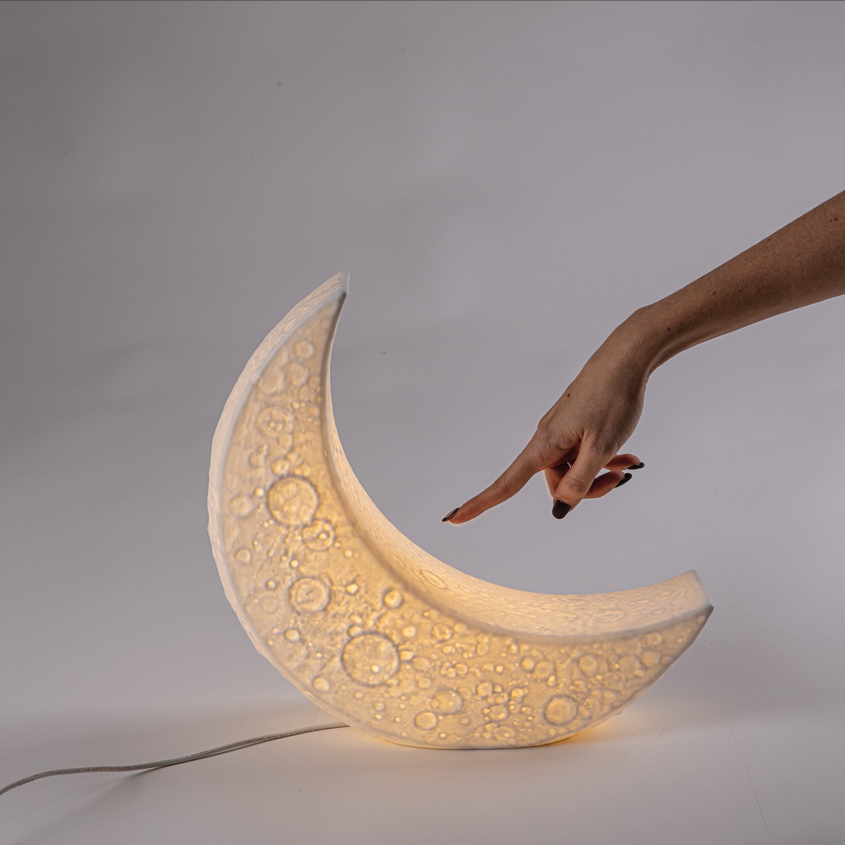 My Tiny Moon lampada Seletti dettaglio luce