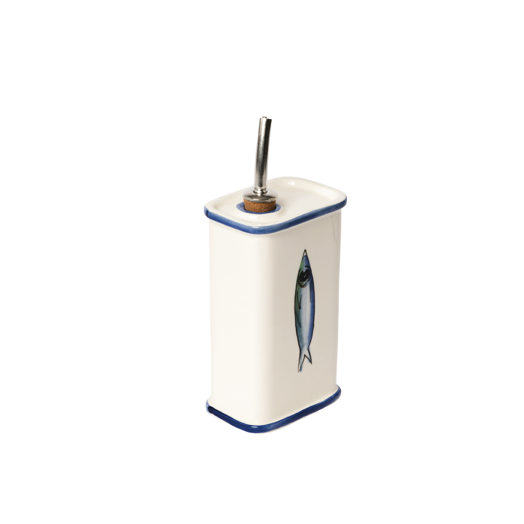 Tanica per olio Decoro Sardine Crescentini da ½ L