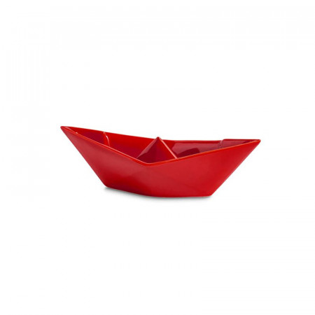 Barchetta Origami Crescentini piccola rossa