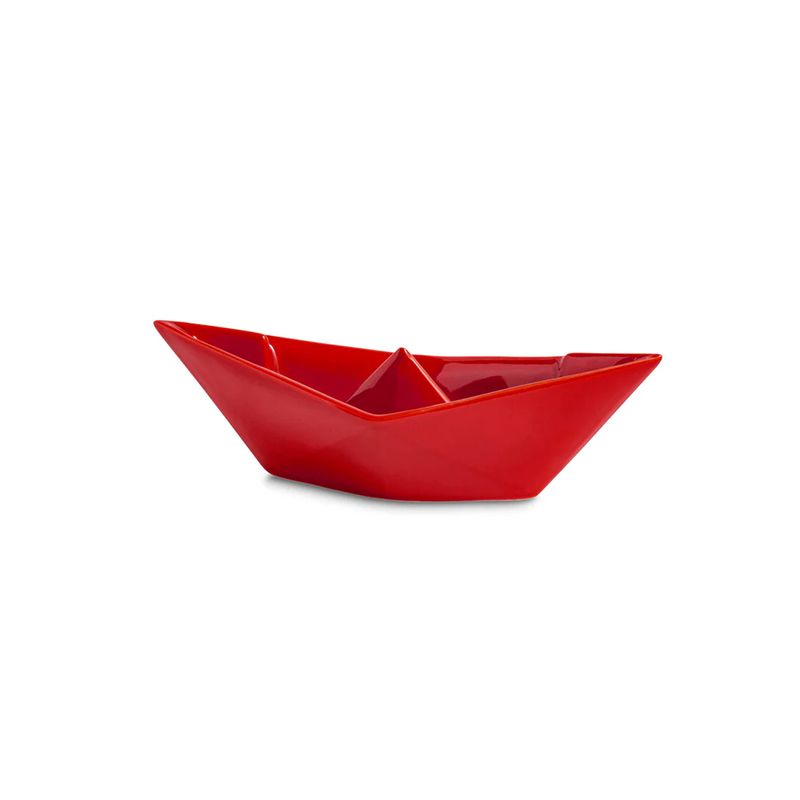 Barchetta Origami Crescentini piccola rossa