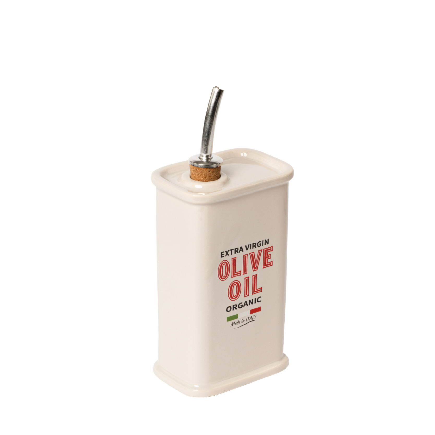 Tanica olio Vintage Crescentini da mezzo litro gialla