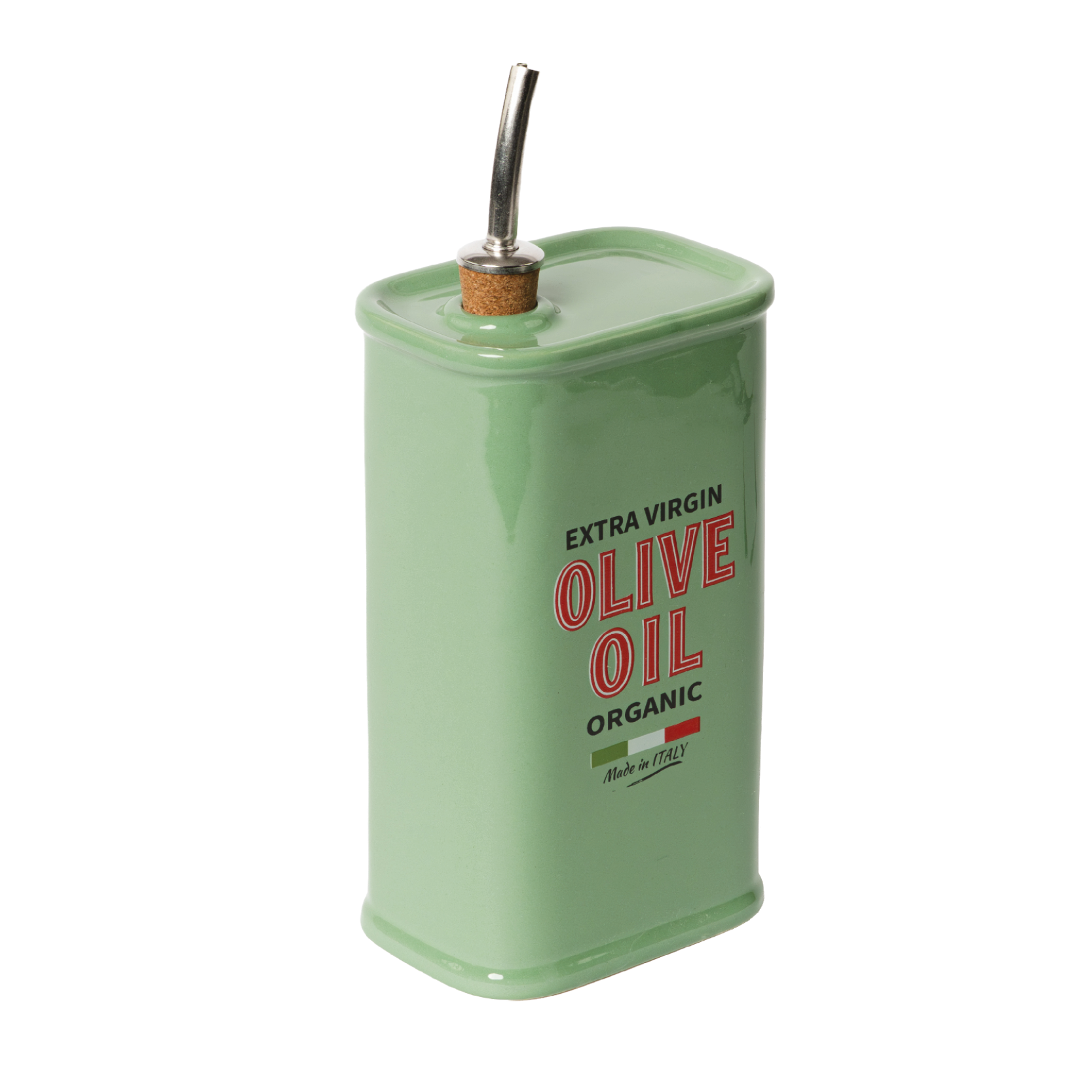 Tanica olio Vintage Crescentini da 1 litro grigia