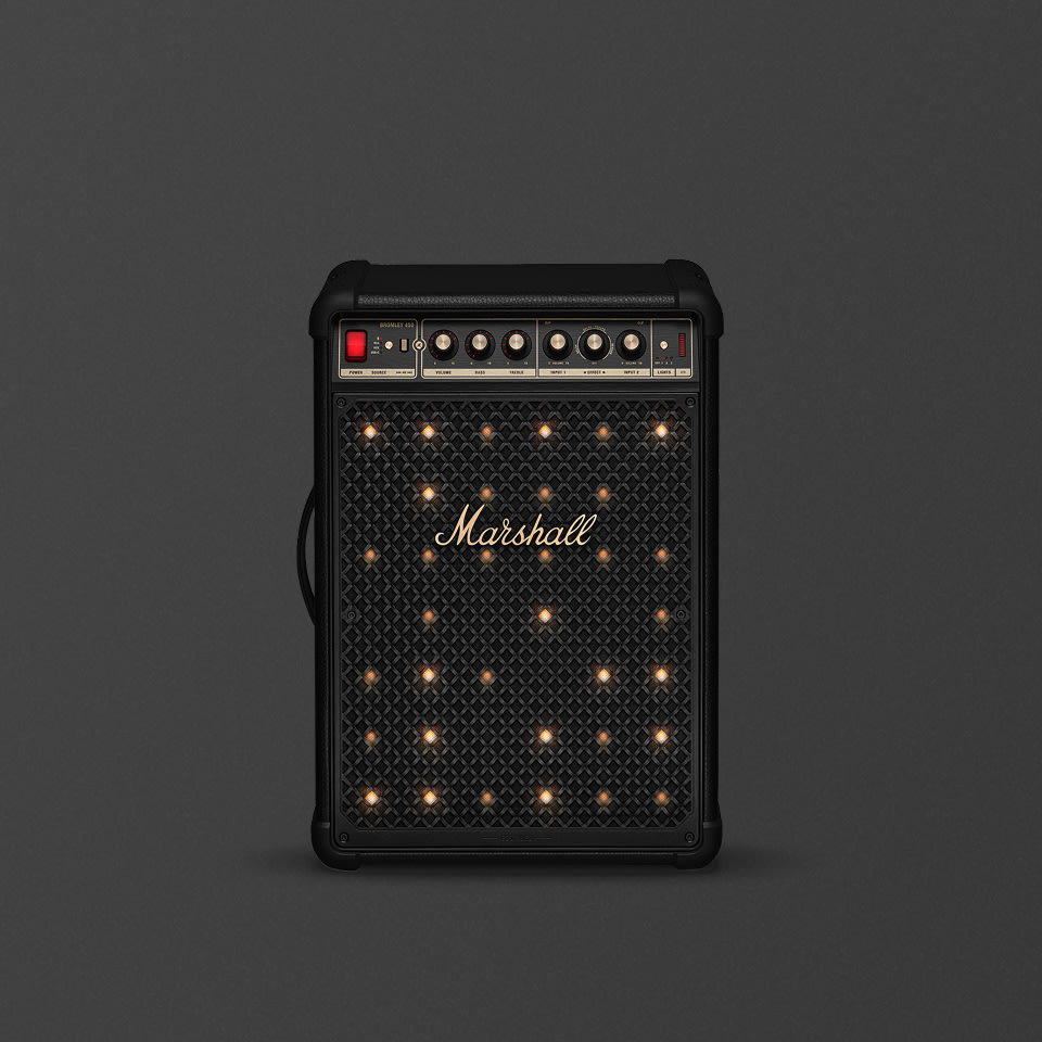 Party speaker Bluetooth Bromley 450 Black & Brass – Marshall