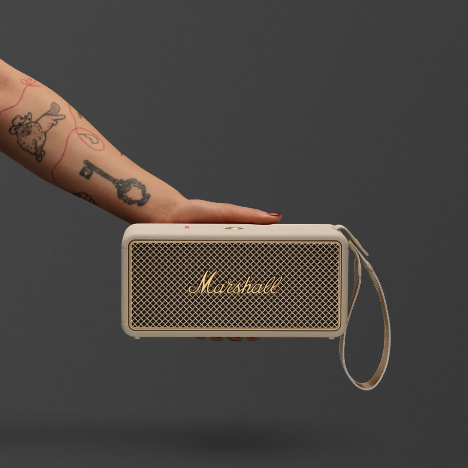 Altoparlante Bluetooth portatile Middleton II Cream – Marshall