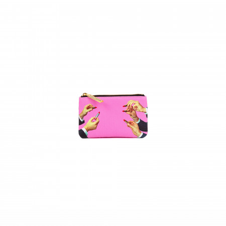 Pochette Piccola Lipsticks Rosa"toiletpaper" Cm. 15,5x9,5 - Lipsticks Pink – Seletti - vista principale