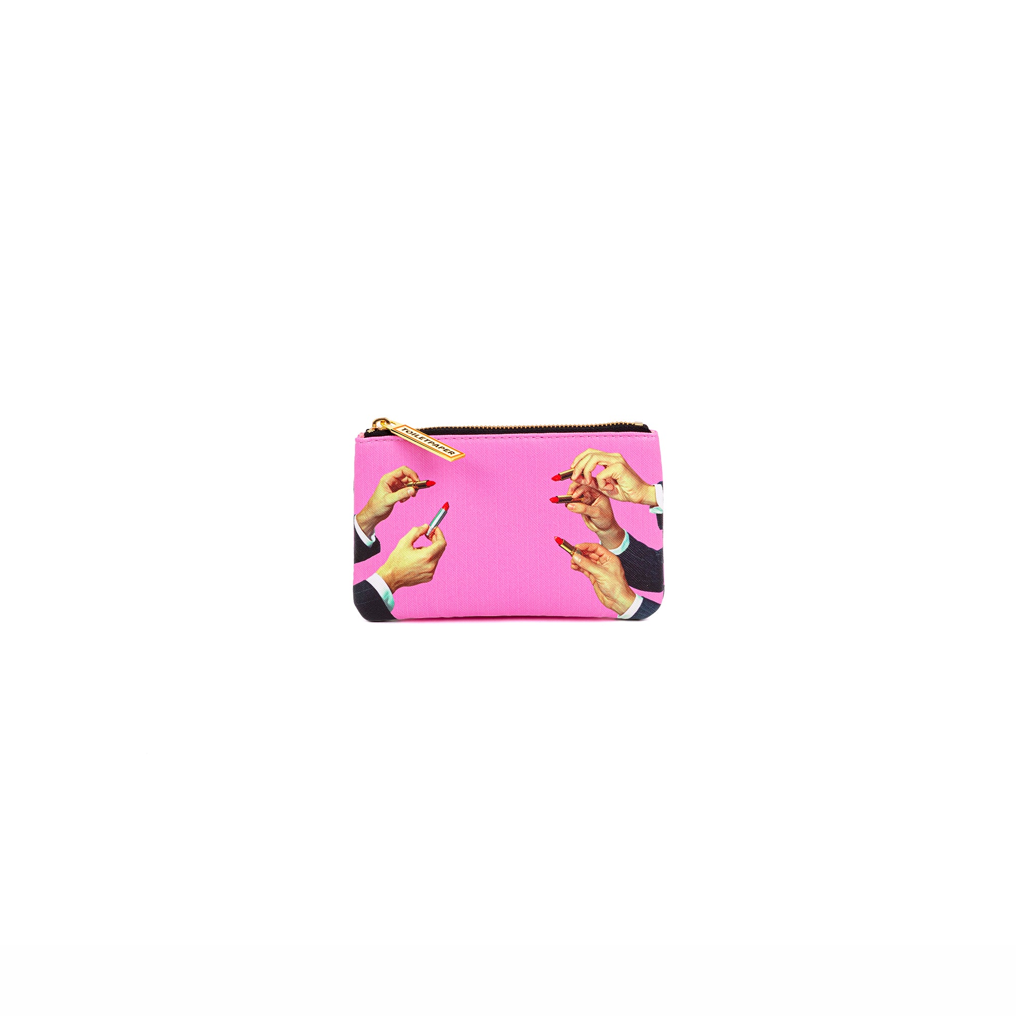 Pochette Piccola Lipsticks Rosa"toiletpaper" Cm. 15,5x9,5 - Lipsticks Pink – Seletti - vista principale