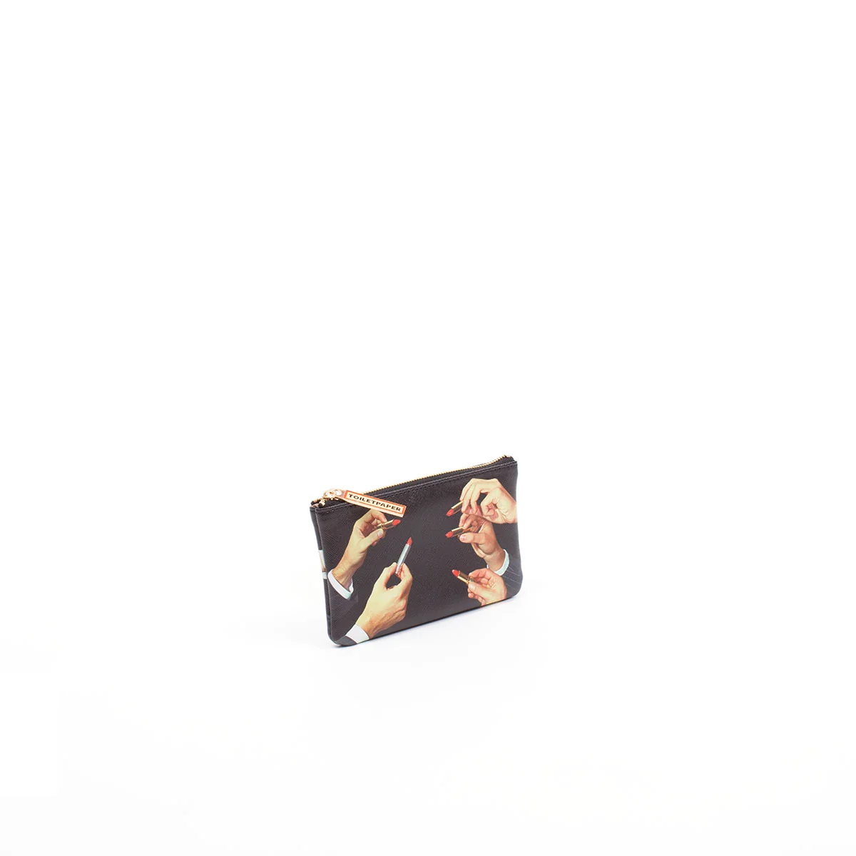 Pochette Piccola Lipsticks Nera "toiletpaper" Cm. 15,5x9,5 - Lipsticks Black – Seletti - vista prodotto 2