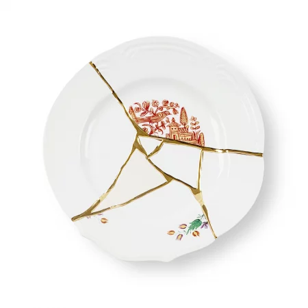 Piatto Piano Kintsugi 01 – Seletti - vista principale
