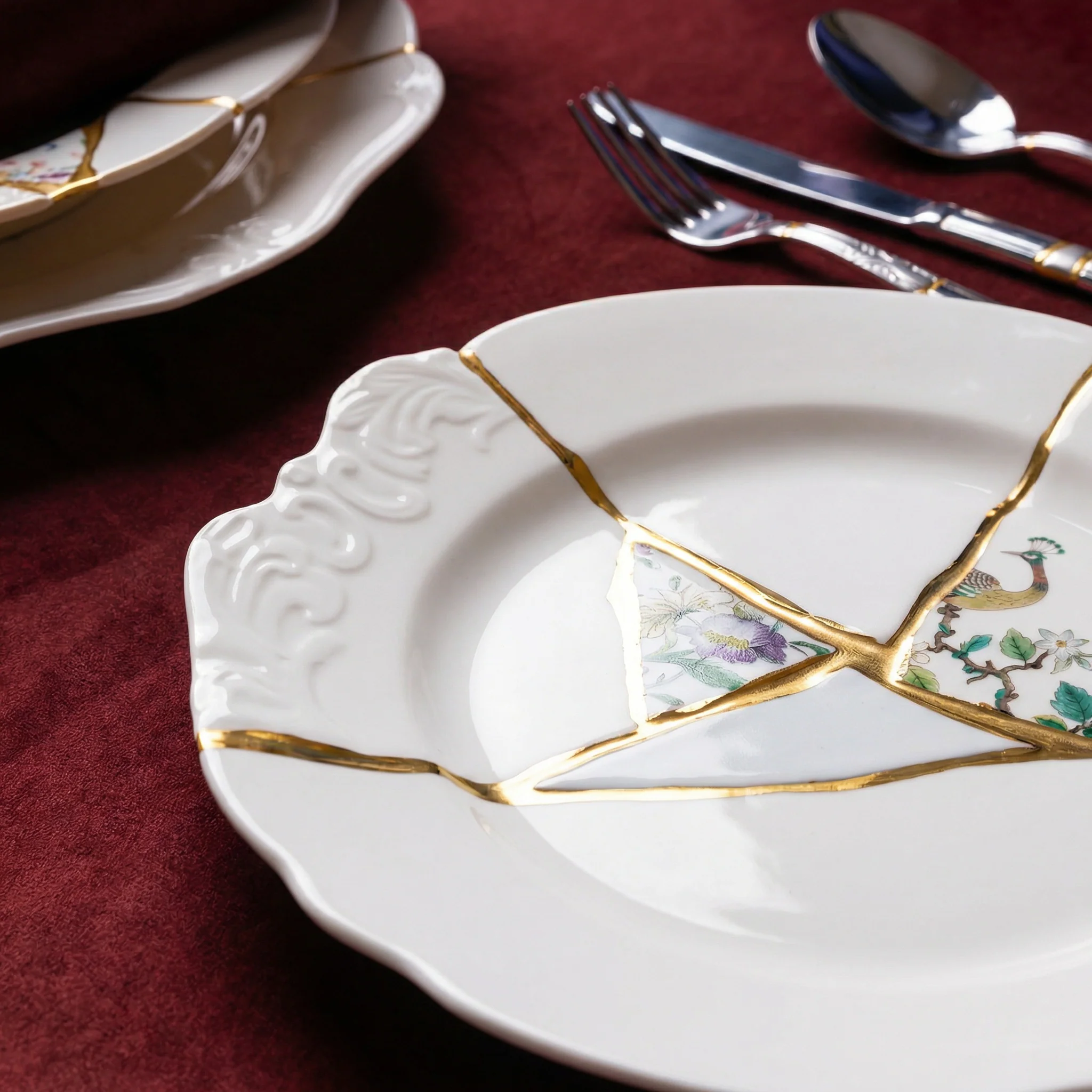 Piatto Fondo Kintsugi 01 – Seletti - vista prodotto 2