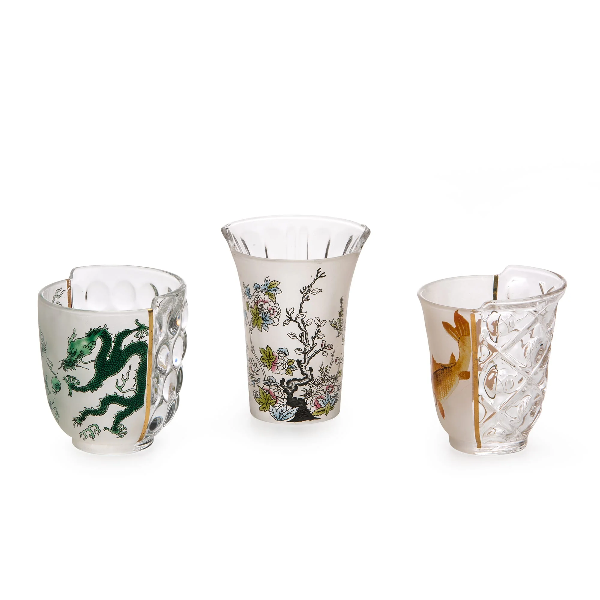 Set 3 Bicchieri Hybrid Aglaura – Seletti - vista principale