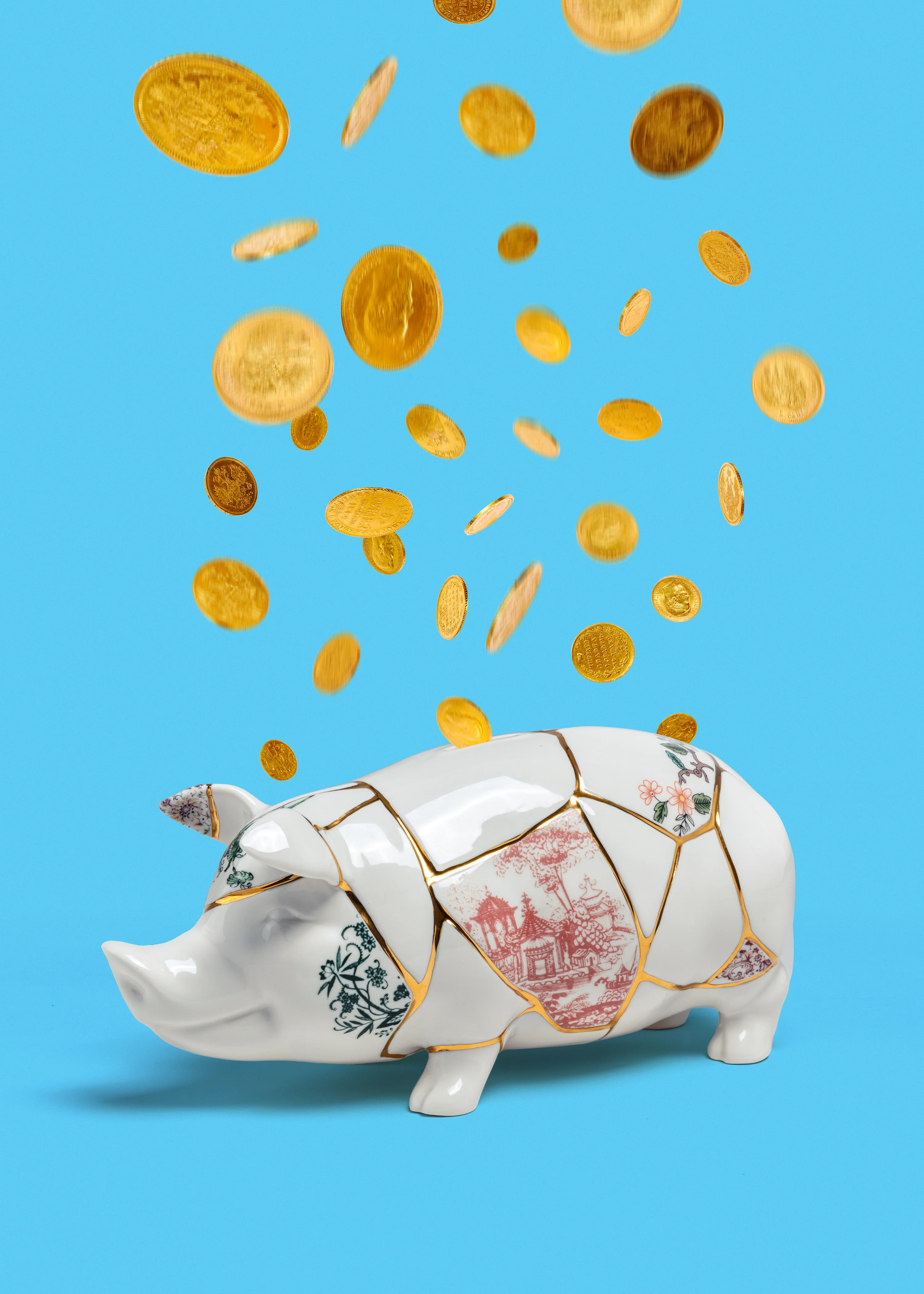 Seletti Kintsugi Piggy Bank Salvadanaio - vista prodotto 2