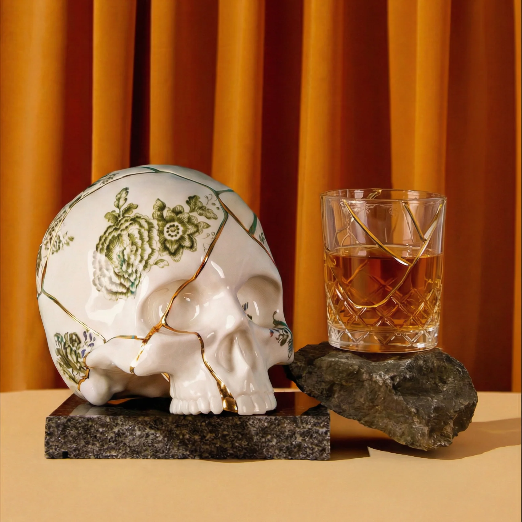 Skull Kintsugi Teschio – Seletti - vista prodotto 2