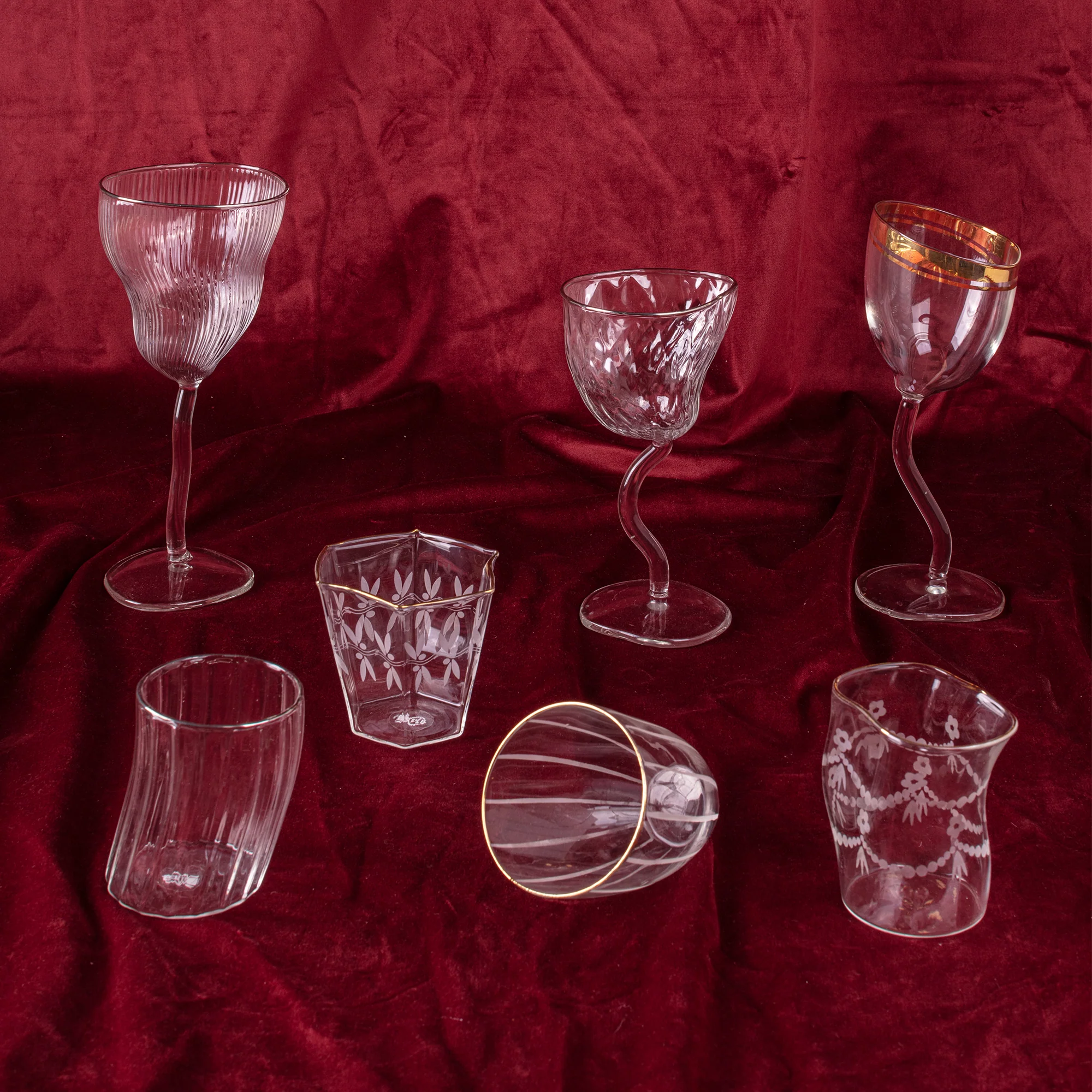 Bicchiere Classics on Acid - Wine Diamonds – Seletti - vista prodotto 2