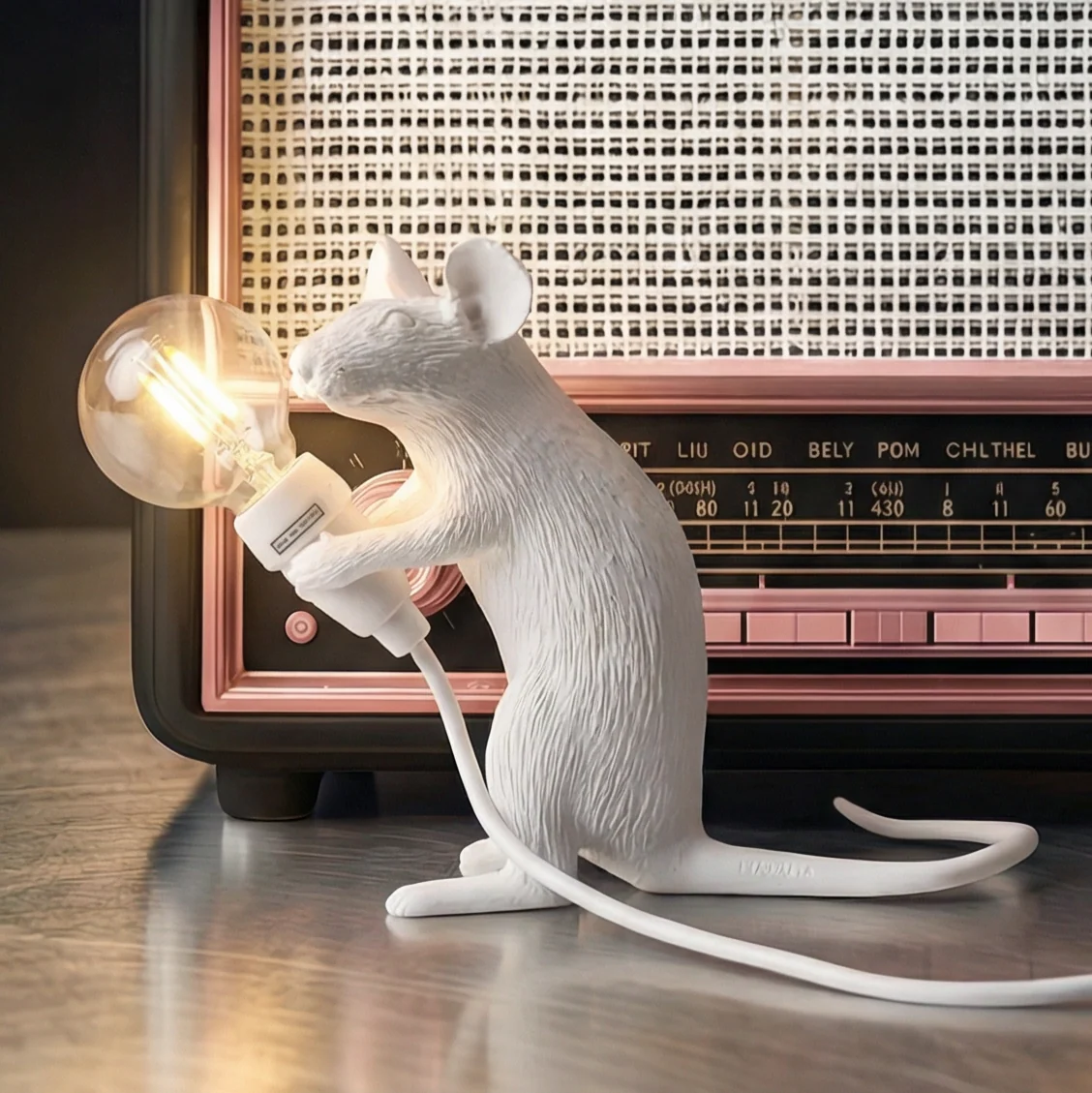 Mouse Lamp Mac Seduto Usb – Seletti - vista prodotto 2