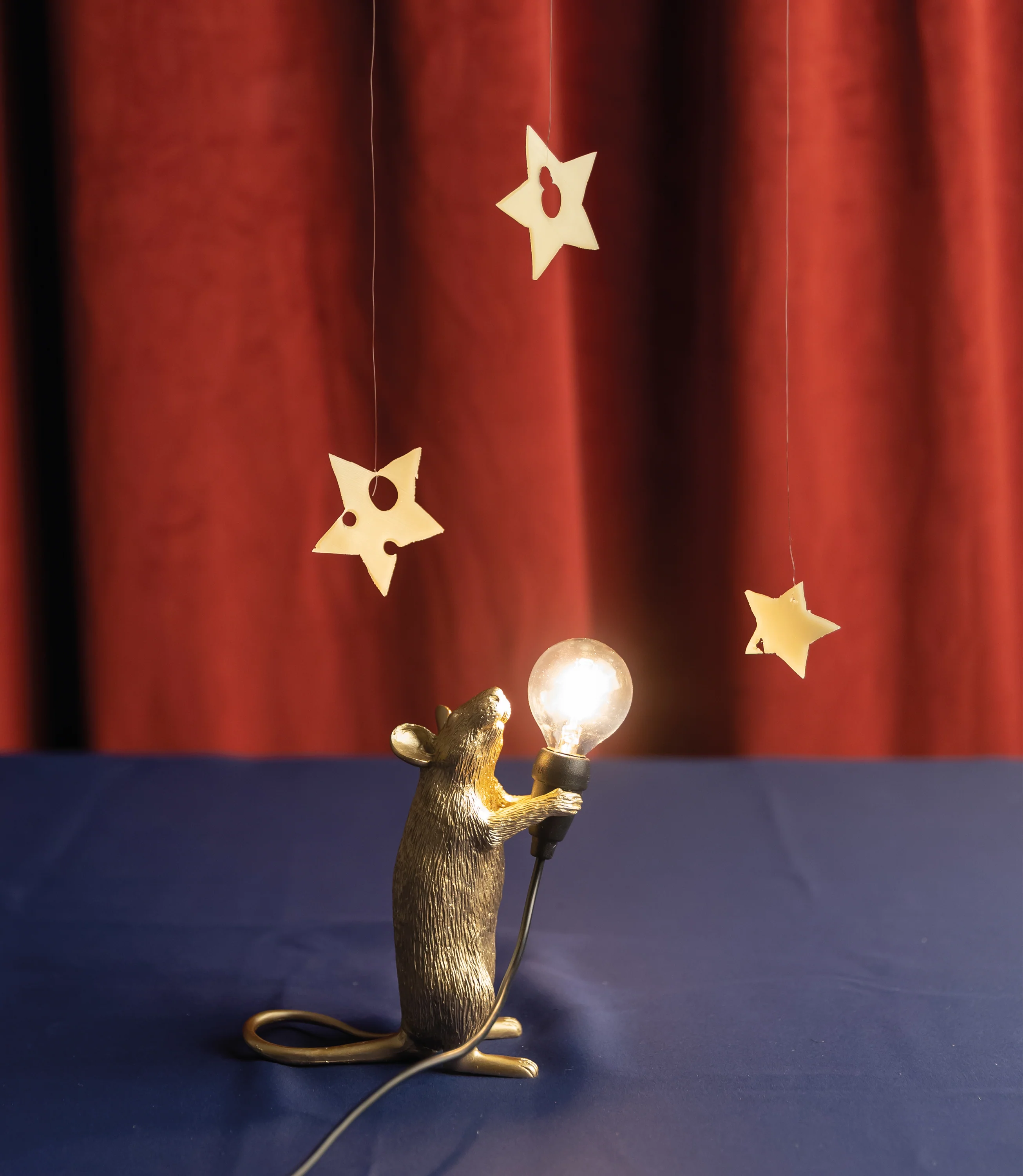 Mouse Lamp Gold Step in Piedi Usb – Seletti - vista prodotto 2