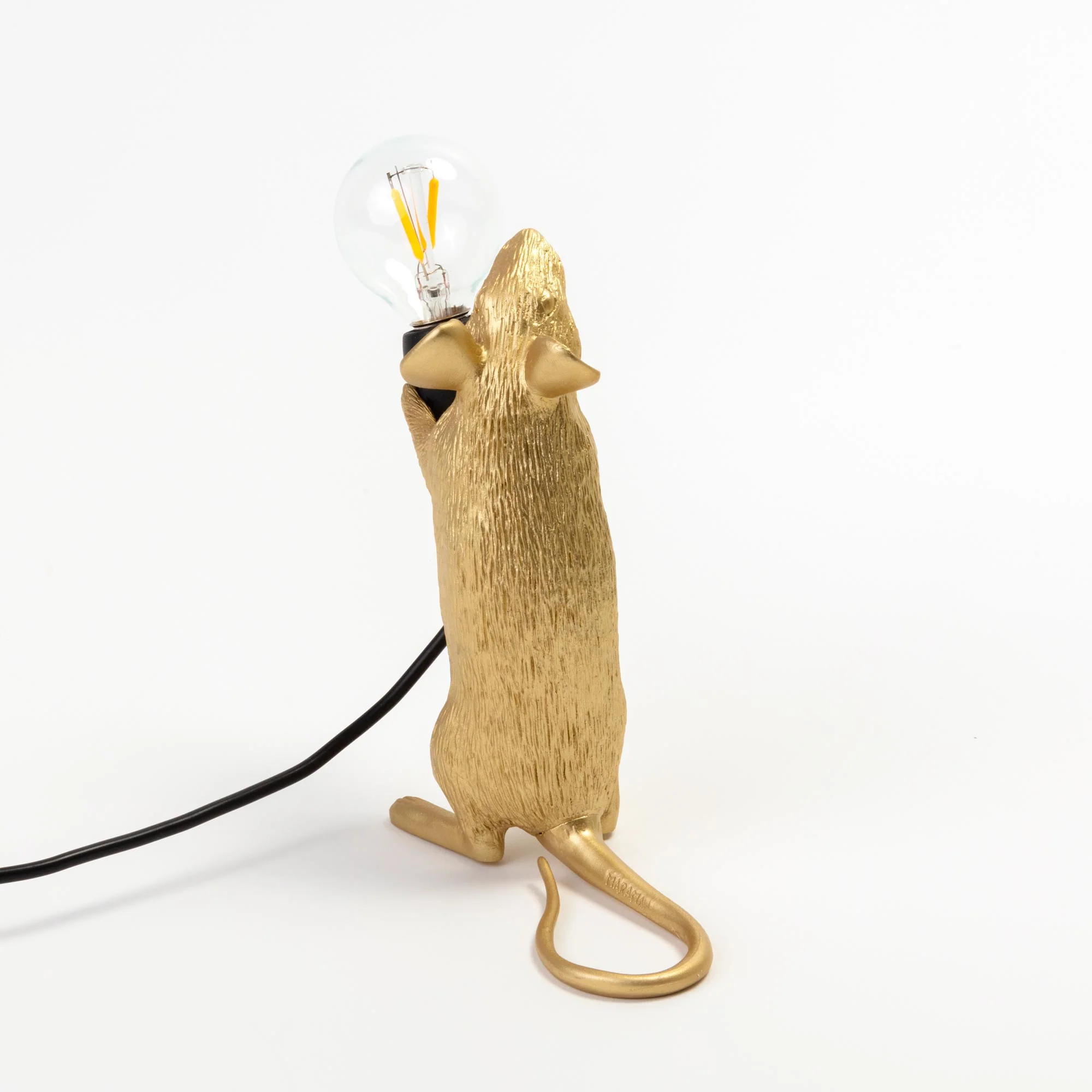 Mouse Lamp Gold Step in Piedi Usb – Seletti - vista prodotto 5