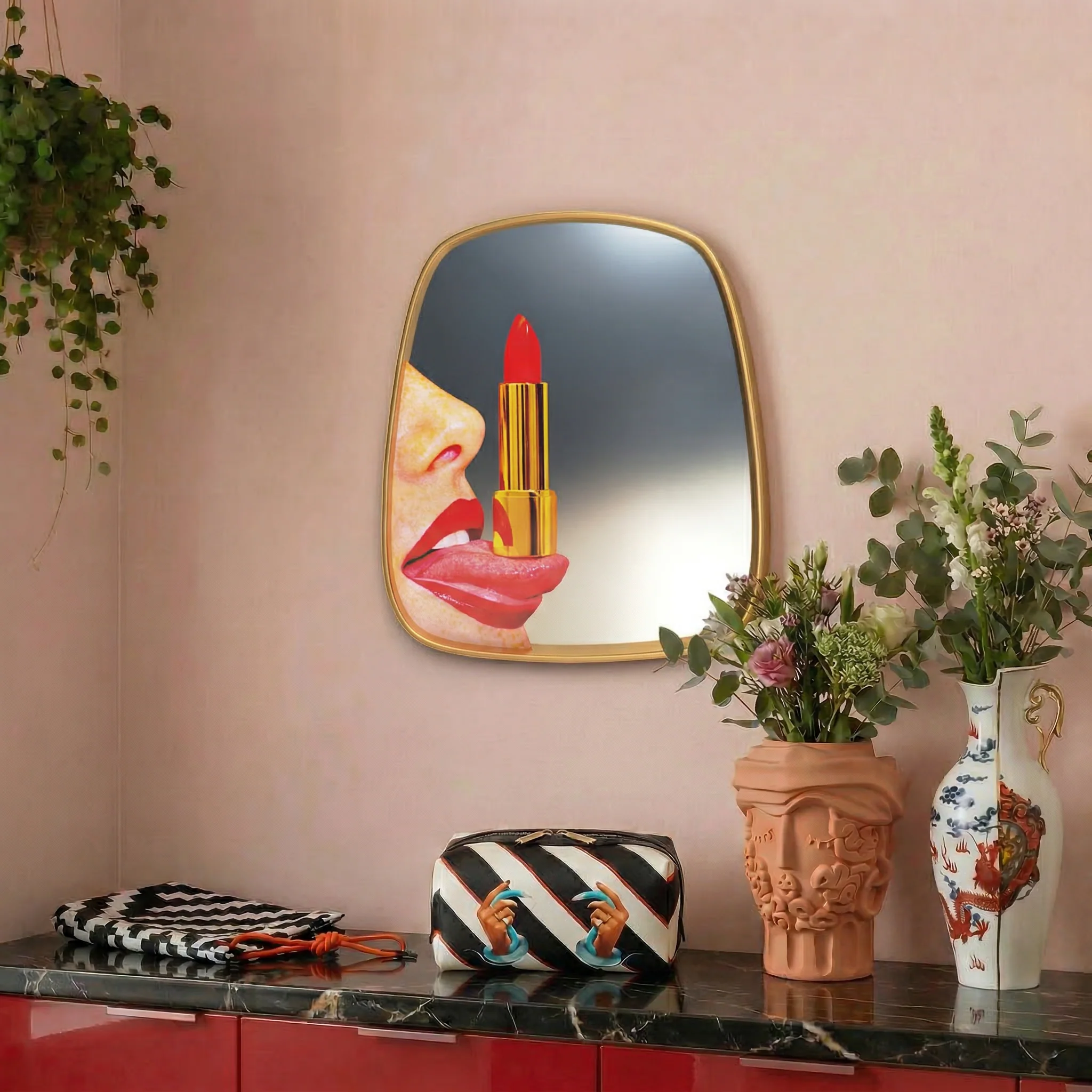 Specchio Gold Frame Tongue – Seletti - vista prodotto 2