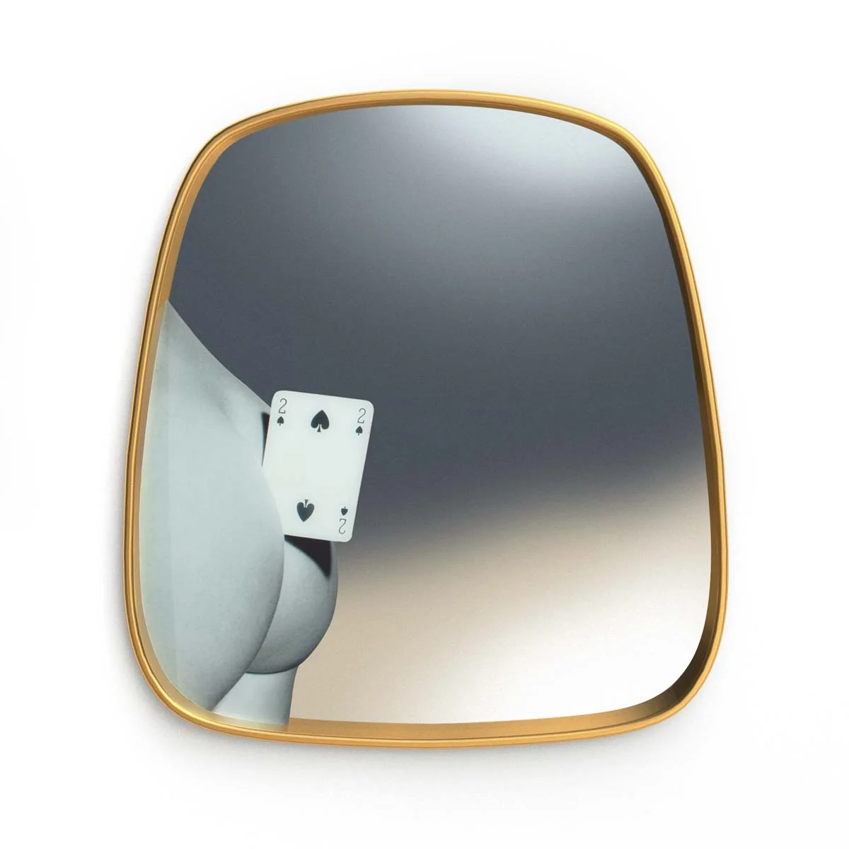 Specchio Gold Frame Two of Spades – Seletti - vista principale