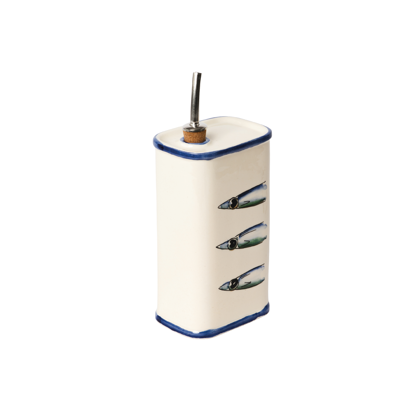 Tanica per olio Decoro Sardine Crescentini da 1 L