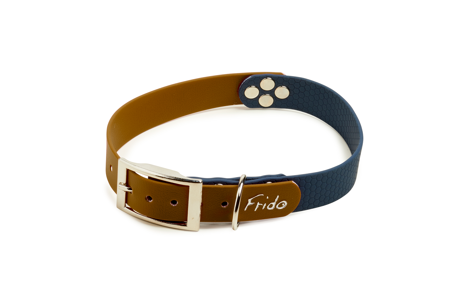 Collari Pop Frido Blu / Marrone – taglie M–XL