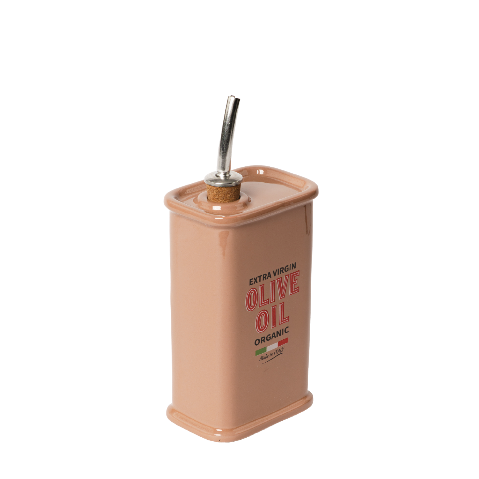 Tanica olio Vintage Crescentini da mezzo litro rosa