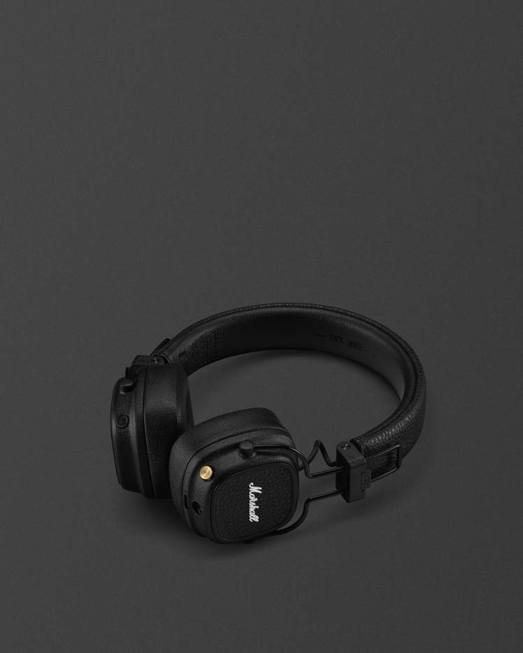 Marshall Major V Black – vista laterale