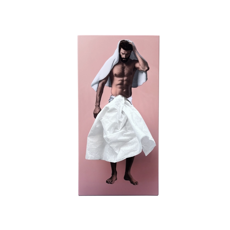Tissue Up Boy Rosa Theo Spextrum – porta fazzoletti di design