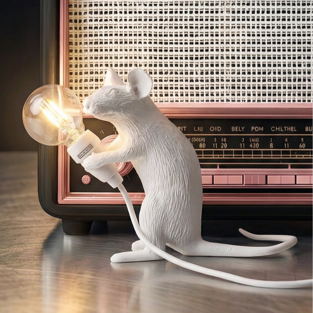 Mouse Lamp Mac Seduto Usb – Seletti - vista prodotto 2