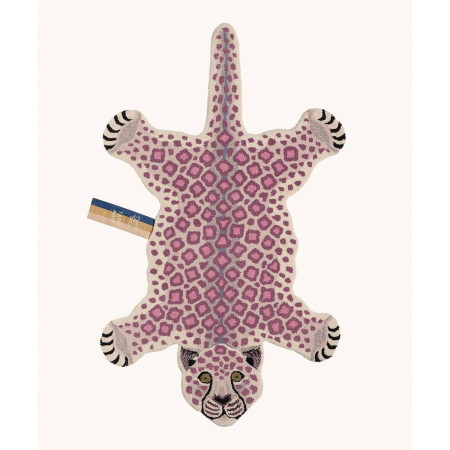 Tappeto Lilly Leopard Large rosa e lilla – Doing Goods – vista principale