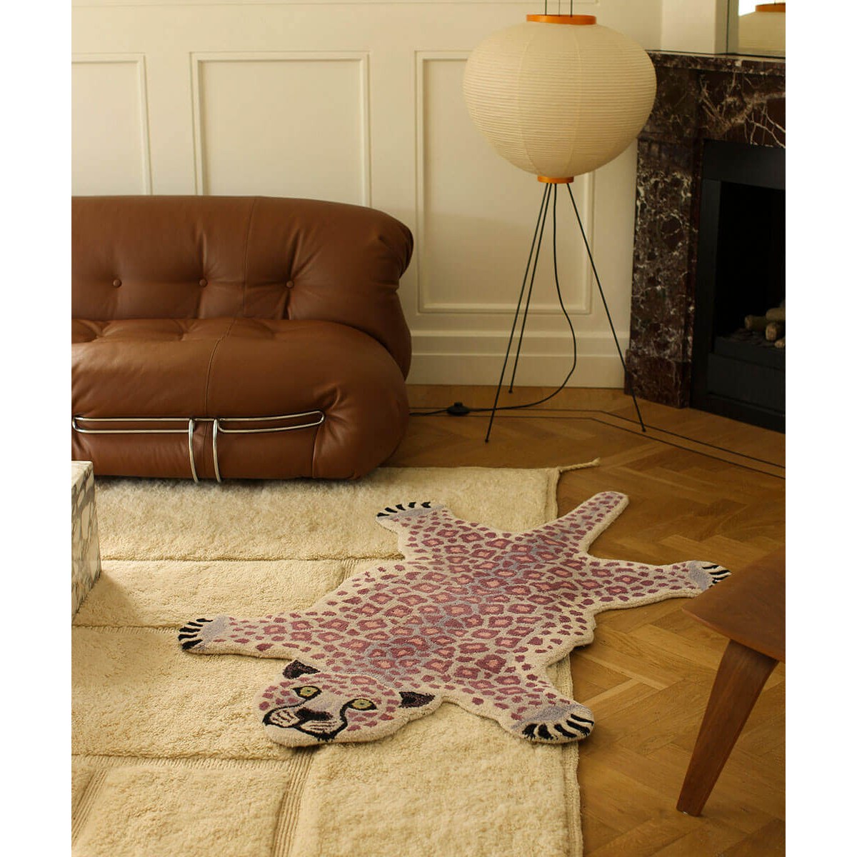 Tappeto Lilly Leopard Large Doing Goods in cameretta