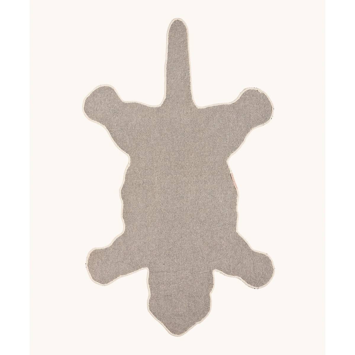 Tappeto Lilly Leopard Large Doing Goods – dettaglio del retro in cotone