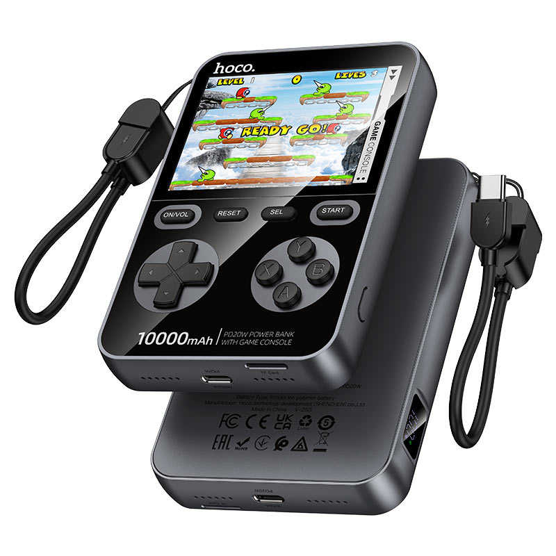 HOCO Q47 Power Bank 10.000 mAh – console retro gaming integrata