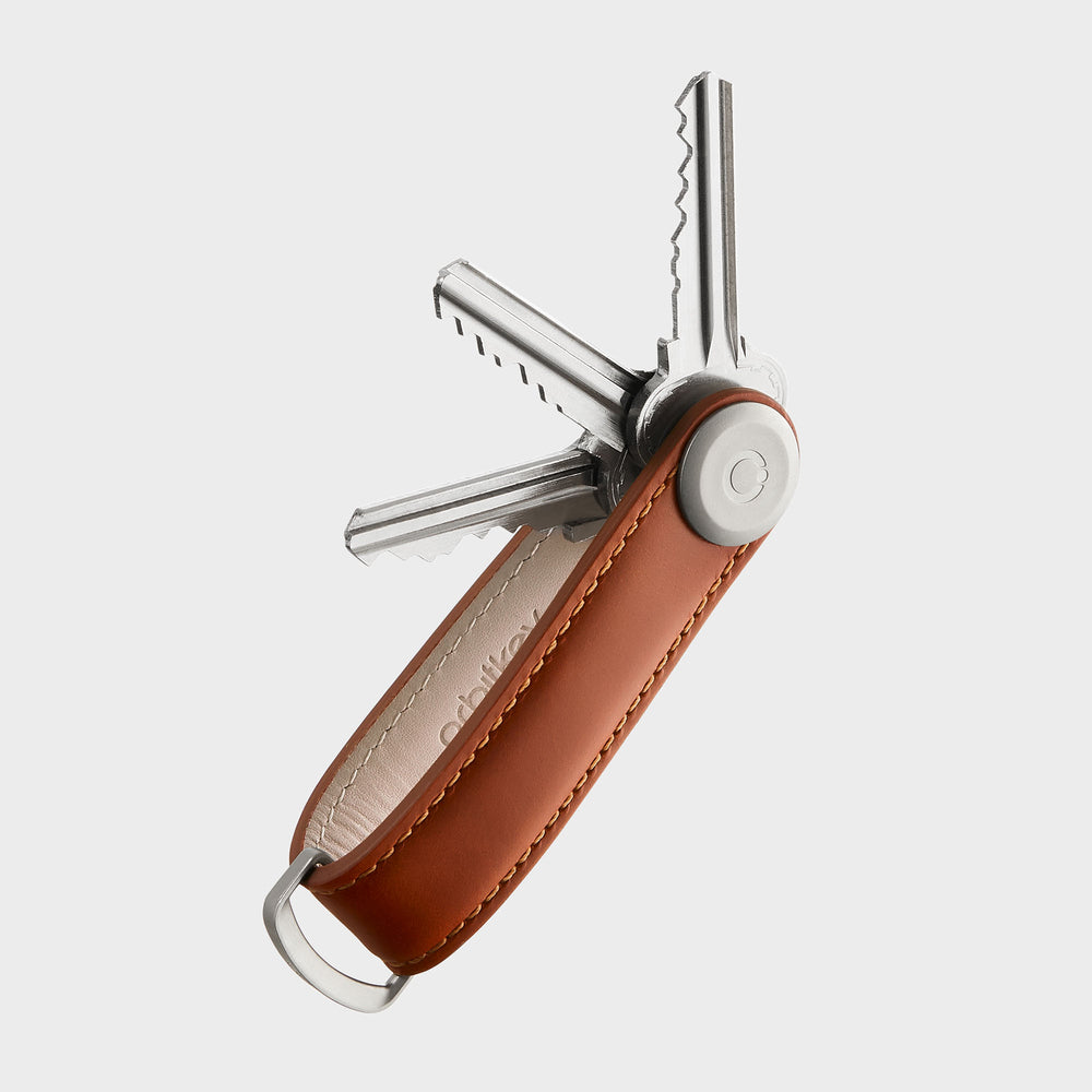 Orbitkey Leather Cognac