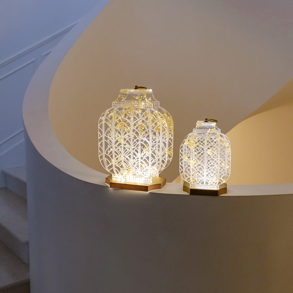 Lampada wireless Atena media oro Vesta Home – immagine 2