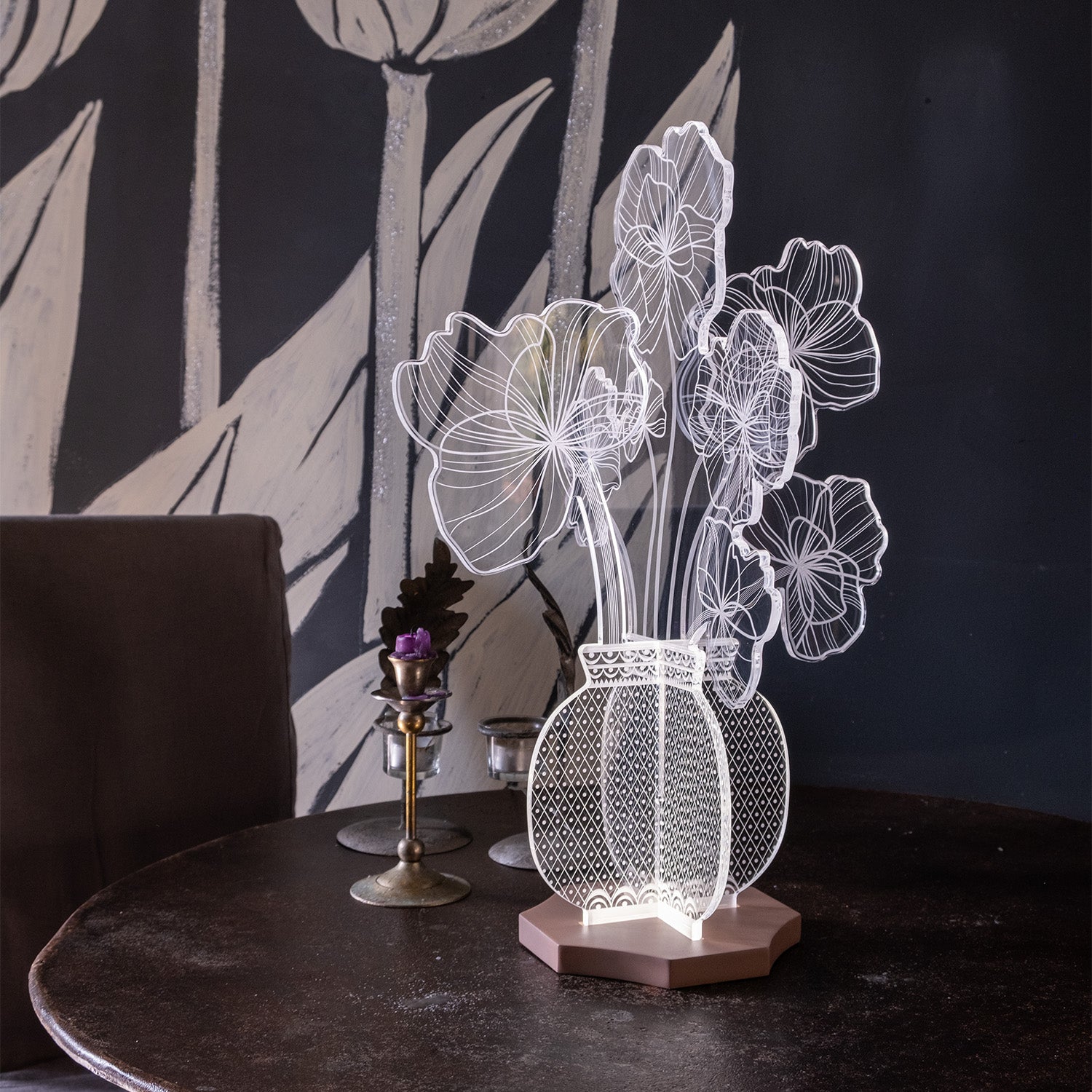 Lampada da tavolo Margot Rosa – Vesta Home — dettaglio 1