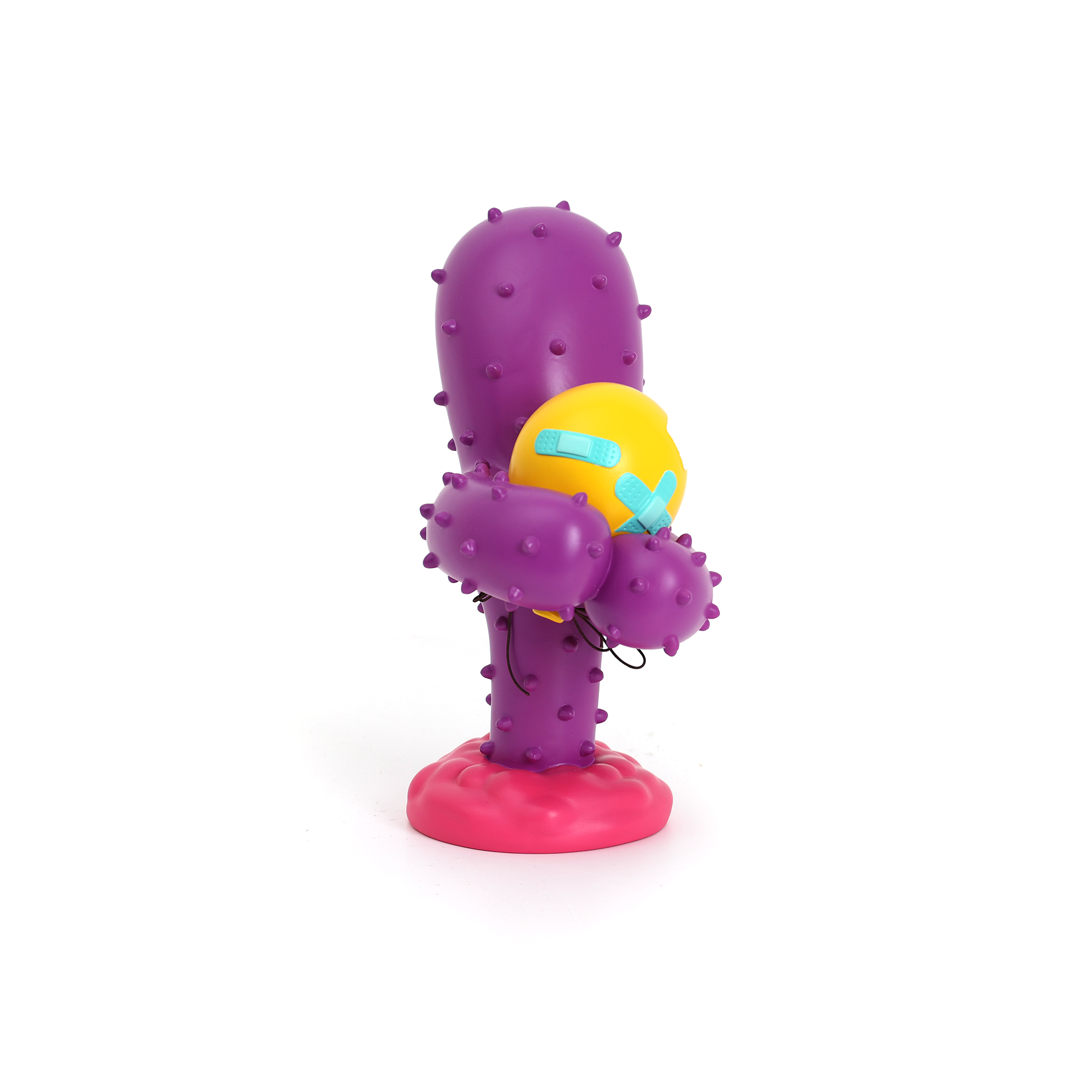 Scultura Love Hurts You Purple Edition, vista alternativa