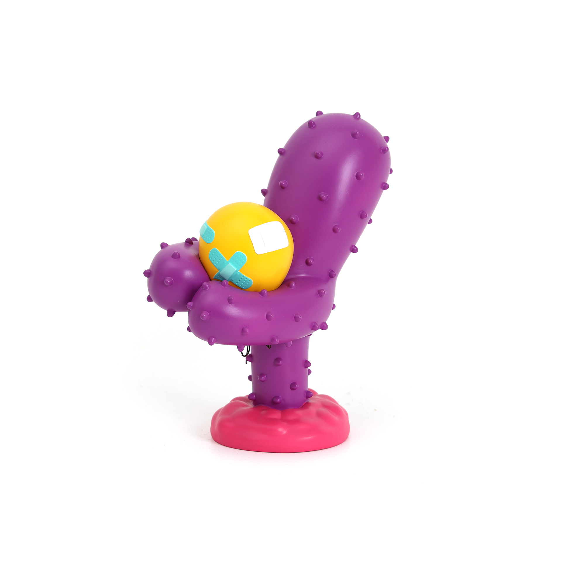 Love Hurts You Purple Edition Seletti, cactus viola e palloncino giallo