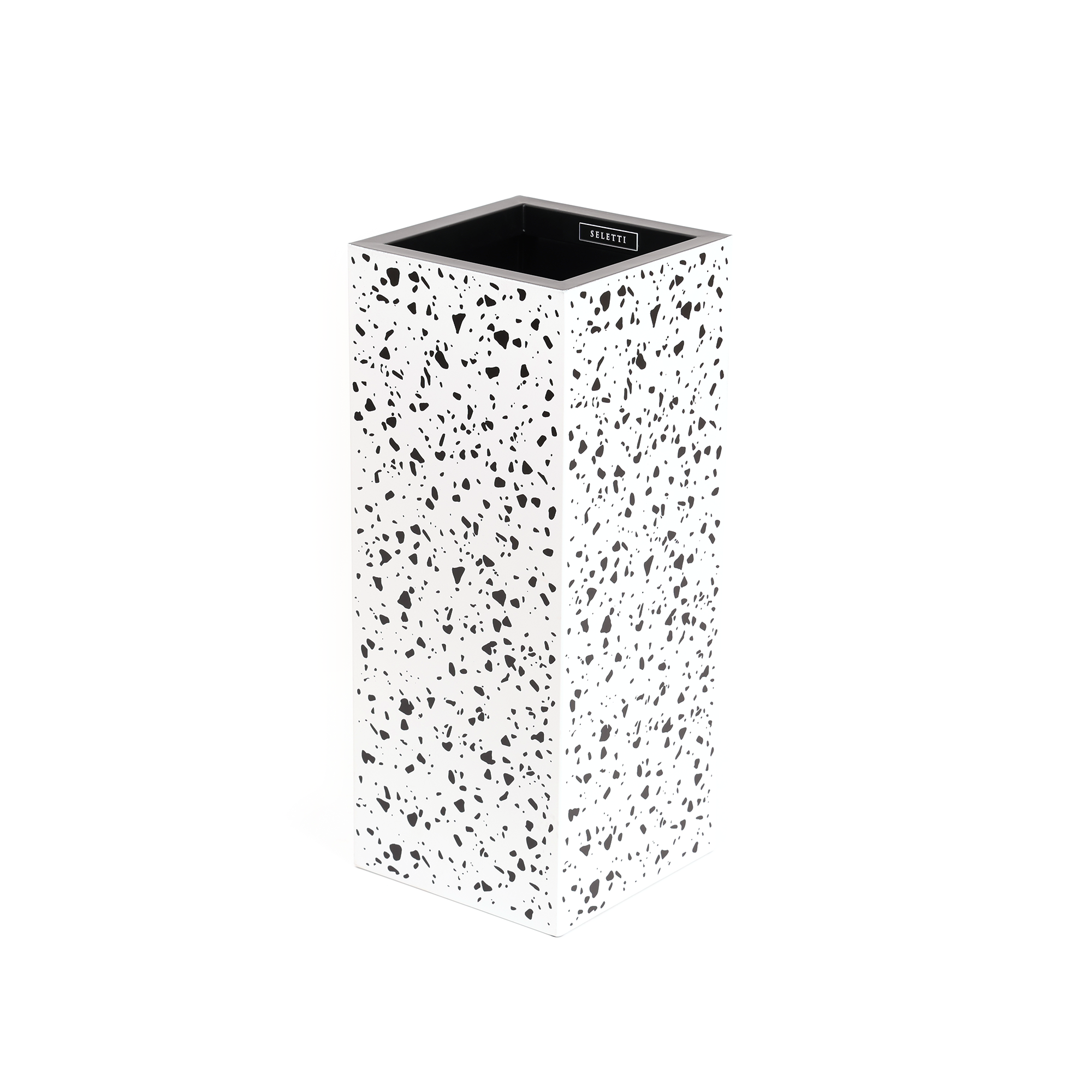 Portaombrelli Terrazzo Seletti in metallo, vista a tre quarti