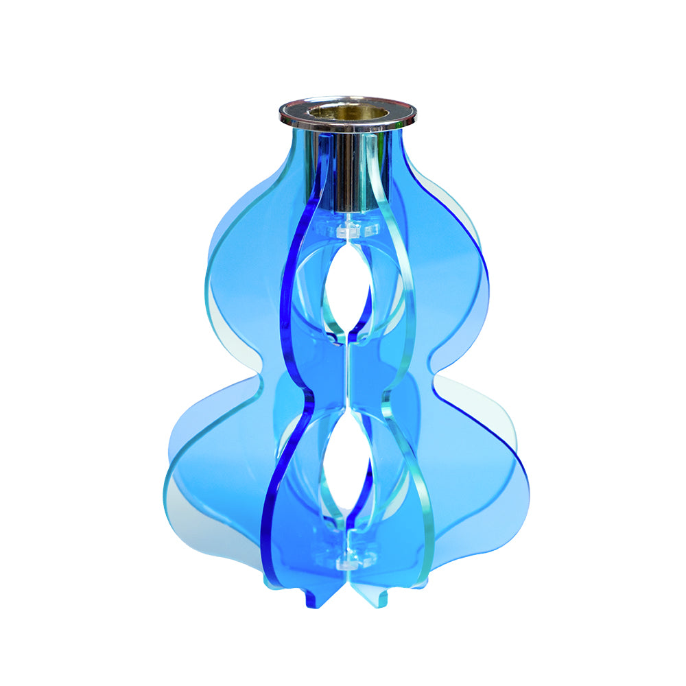 Candelabro Iride Medio Blu – Vesta Home — vista prodotto
