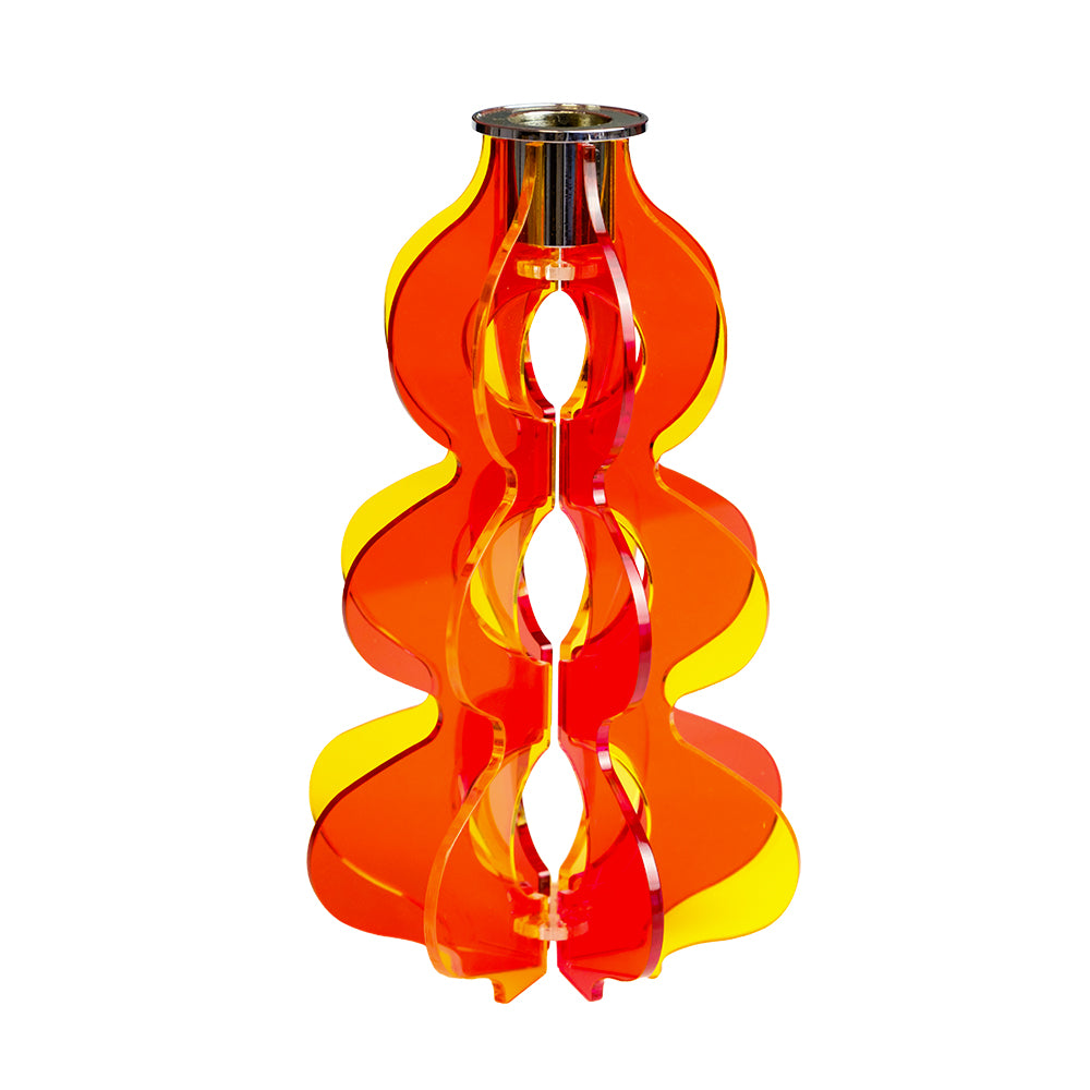 Candelabro Iride Grande Arancio – Vesta Home — vista prodotto