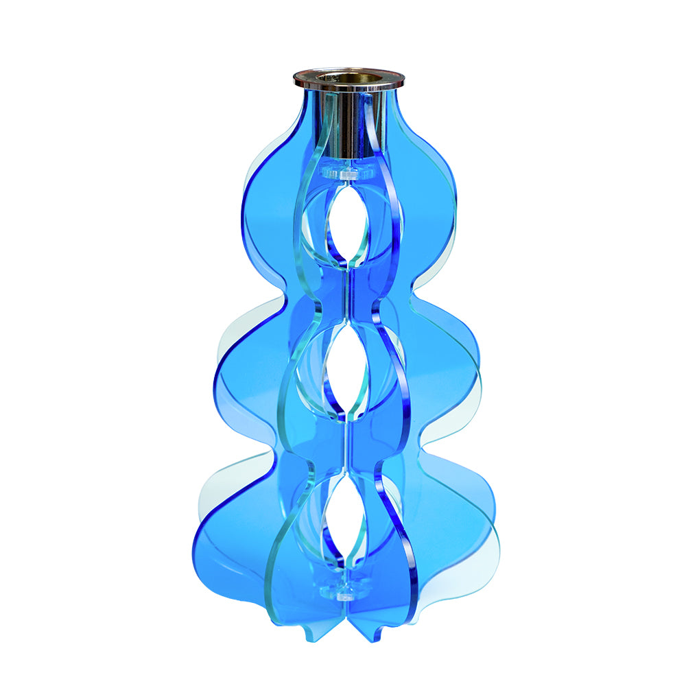 Candelabro Iride Grande Blu – Vesta Home — vista prodotto