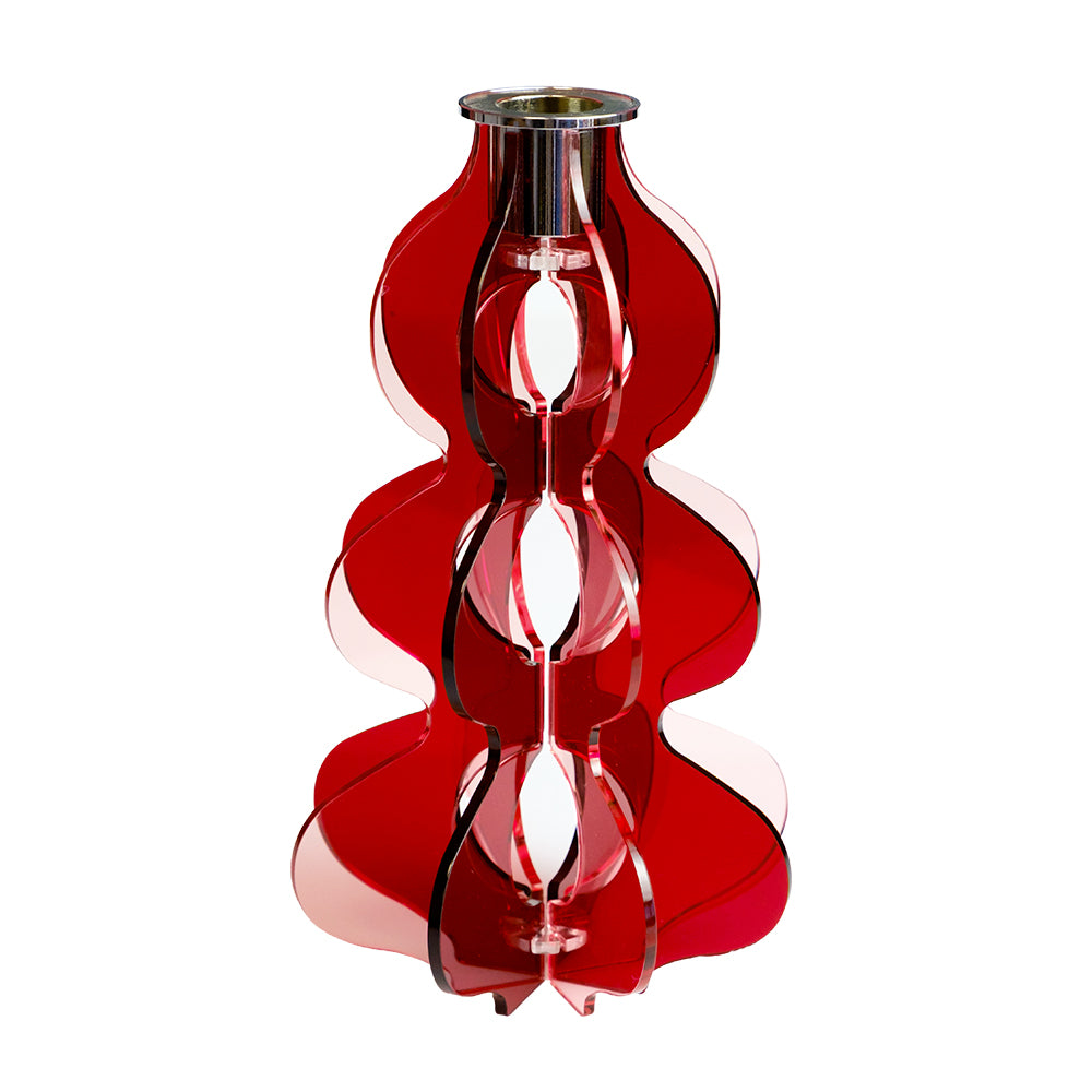 Candelabro Iride Grande Bordeaux – Vesta Home — vista prodotto
