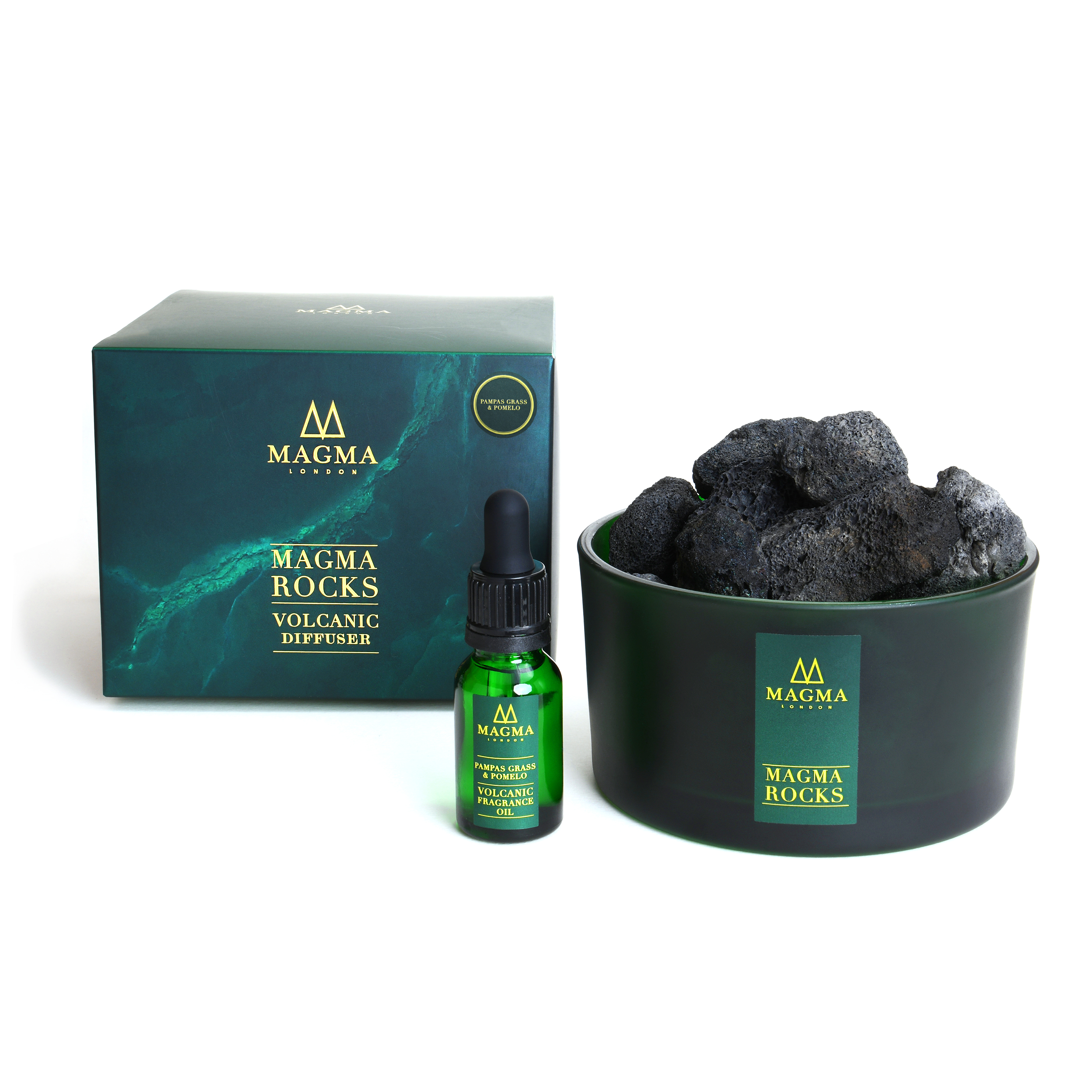Kit Magma Verde con Pampas Grass & Pomelo